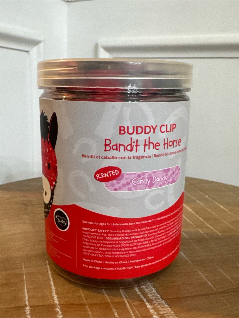Scentsy Bandit the Horse Buddy Clip Candy Dandy New
